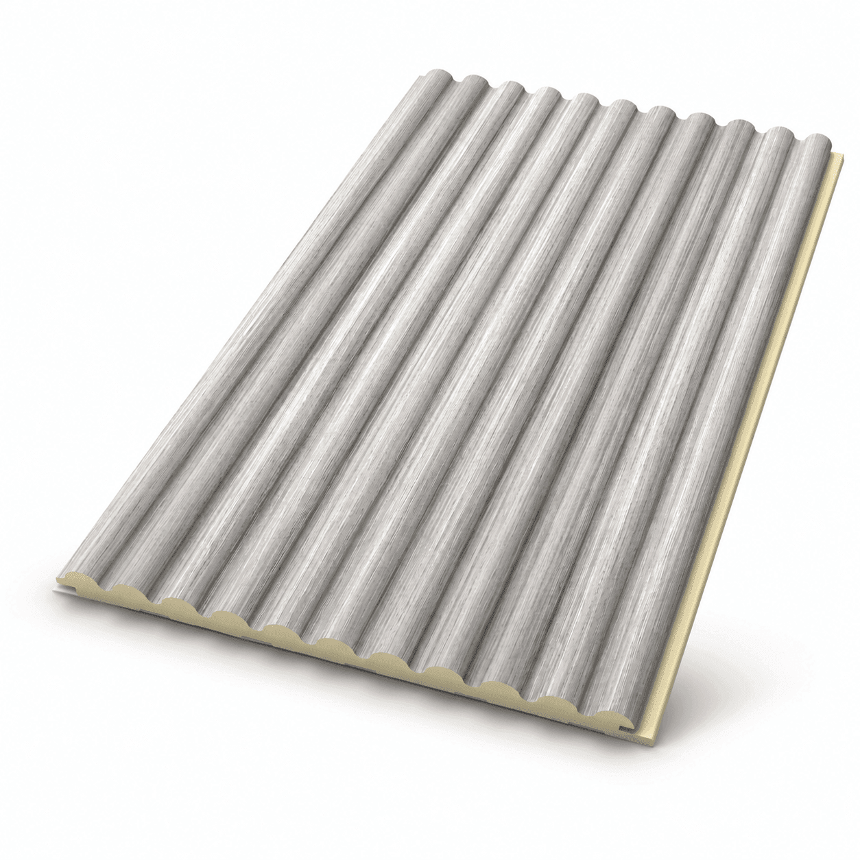 Nine-Round 200 bamboo-wood slat profile